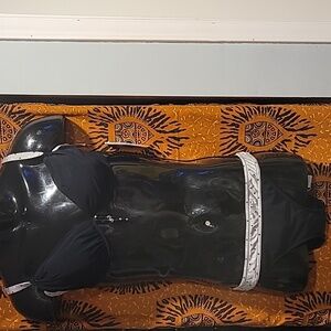 Black and White Bikini Set